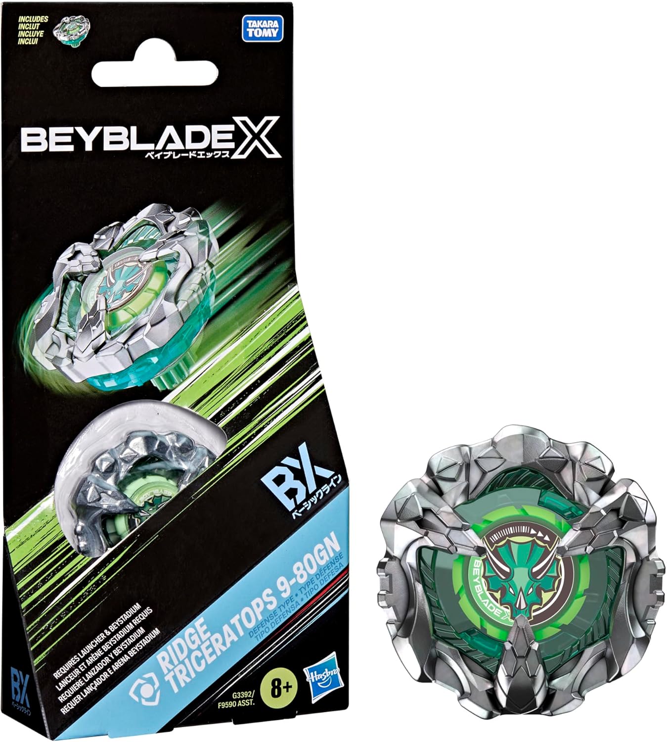 BeyBlade X – Ridge Triceratops 9-80GN - HASBRO